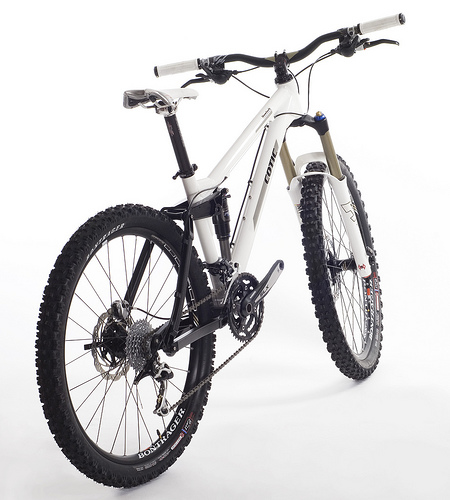 Cotic Hemlock White Rear 3/4 - click for more on the Singletrack website