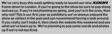 Updates from the show planned