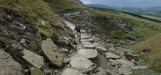 Cy on the downhill