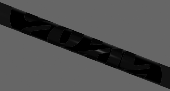 Gritsone with black reflective decals
