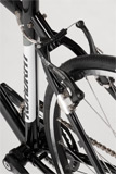If you fit discs, then the rim brakes mount can be (neatly) removed.