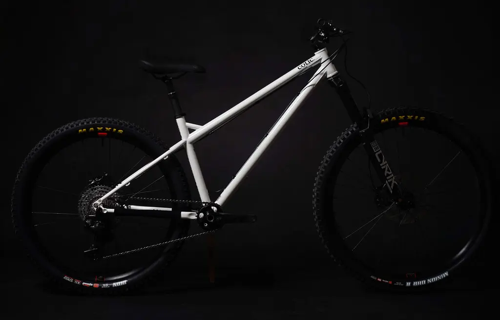 Cotic BFe Glow White, cotic BFe 2026, steel hardtail, iconic bike, mountain bike, reynolds 853