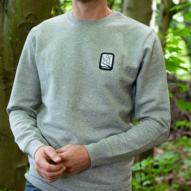 Super cosy grey sweatshirts with woven new headbadge patch.
