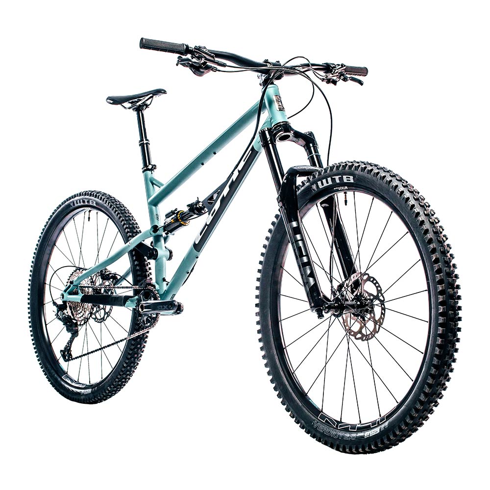 Cotic Jeht in Matte Blue Steel, steel full suspension mountain bike, 29 mountain bike, 140mm travel, reynolds 853, long geometry