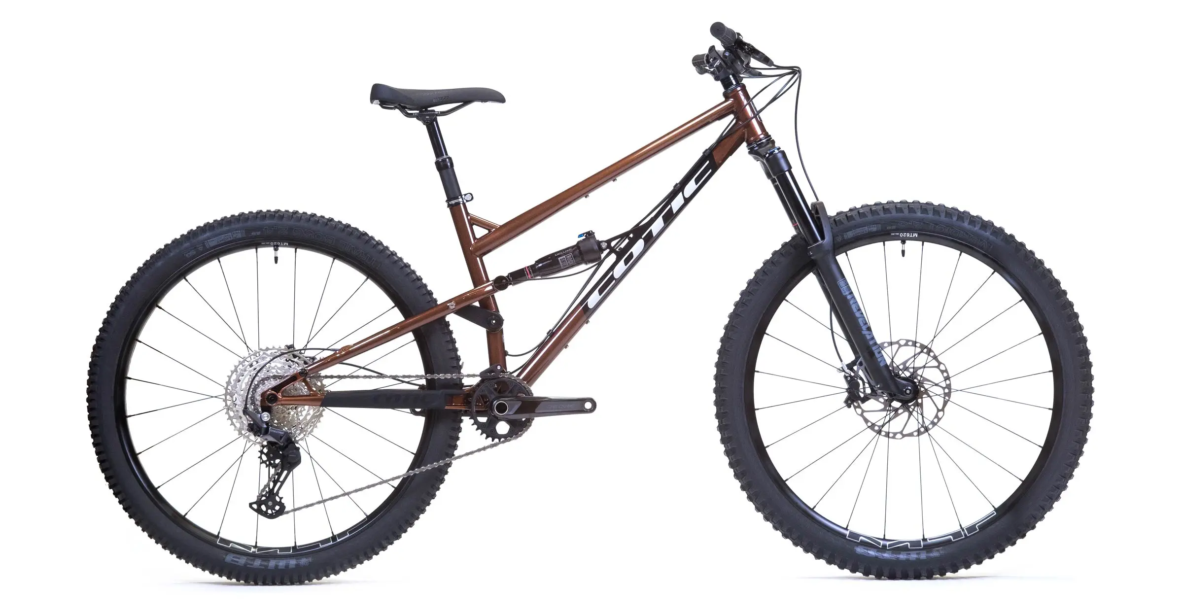 Cotic Jeht in Gloss Dark Crystal Malt, steel full suspension mountain bike, 29 mountain bike, 140mm travel, reynolds 853, long geometry