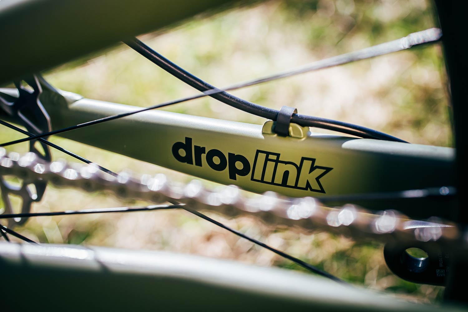 droplink, Cotic RocketMAX in Army Green, steel full suspension mountain bike, enduro, 29, uk made, british made, longer lower slacker